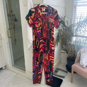 Farm Rio Utility Jumpsuit - Small